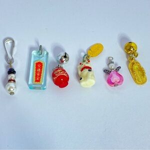 Colorful Charm Set vintage and good luck!